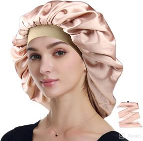 img 3 attached to Alnorm Double Layered Bonnet Oversized Tools & Accessories : Bathing Accessories
