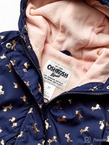 img 2 attached to 🛍️ Shop Now: OshKosh B'Gosh Baby Girls' Midweight Jacket with Cozy Fleece Lining
