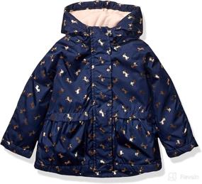 img 4 attached to 🛍️ Shop Now: OshKosh B'Gosh Baby Girls' Midweight Jacket with Cozy Fleece Lining