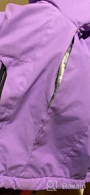img 1 attached to GEMYSE Waterproof Ski Snow Jacket For Girls: Stay Warm And Dry With Fleece Lining And Windproof Hood review by Steffan Baggaley