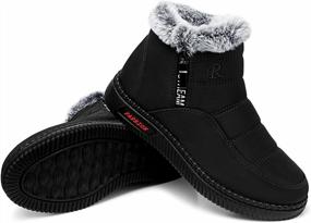 img 4 attached to Stay Cozy And Fashionable With TEMOFON Womens Winter Snow Boots - Waterproof, Warm And Comfortable!