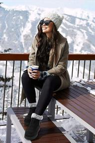 img 3 attached to Stay Cozy And Fashionable With TEMOFON Womens Winter Snow Boots - Waterproof, Warm And Comfortable!