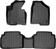 🚗 custom fit floor mats for kia sportage & hyundai tucson 2011-2013 - smartliner black liner set logo