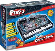 electric piano circuit board kit for kids - 38+ music lab experiments, diy engineering toy & educational science kits, stem projects ages 8-12 logo