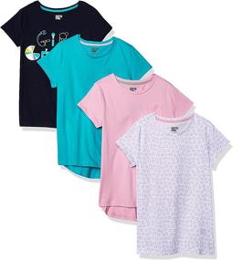 img 3 attached to Spotted Zebra Short Sleeve Unicorn T Shirts - Trendy Girls' Tops, Tees & Blouses