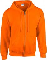gildan g18600: the ultimate adult fleece zip hoodie for warmth and style. logo