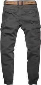 img 1 attached to Match Mens Twill Jogger Pants