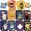 spook-tacular diy fun: halloween craft stickers for kids and toddlers with 40 sheets of creative options! logo