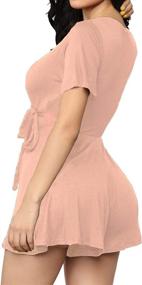 img 3 attached to Nightclub Jumpsuits Shoulder Bodysuit Clubwear Women's Clothing via Jumpsuits, Rompers & Overalls