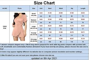 img 2 attached to Nightclub Jumpsuits Shoulder Bodysuit Clubwear Women's Clothing via Jumpsuits, Rompers & Overalls