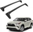 alavente roof rack cross bars for toyota highlander l & le 2020-2022 | aluminum cargo carrier rooftop luggage car roof rack without side rails logo