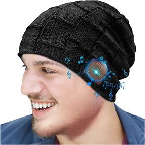 img 4 attached to 🎧 Cozy Bluetooth Beanie Hat: Perfect Stocking Stuffer Gift Idea for Men, Women, and Teens on Christmas or Birthdays