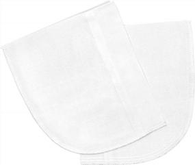 img 2 attached to Dritz 55457-61 Iron-On Repair Pockets In White - Set Of 2 For Quick Fixes