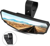 talon rear view mirror - a & utv pro convex wide rearview 🔍 mirror for enhanced visibility | compatible with honda talon 1000r 1000x 1000x4 utv accessories логотип