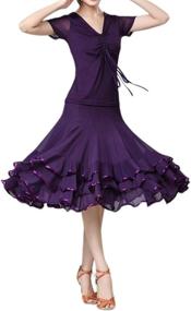 img 1 attached to CISMARK Elegant Ballroom Dancing Flamenco Women's Clothing - Skirts