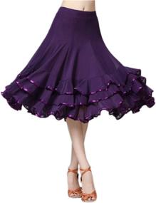 img 4 attached to CISMARK Elegant Ballroom Dancing Flamenco Women's Clothing - Skirts