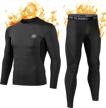 stay warm and cozy with meetwee men's thermal underwear: base layer set for winter skiing and cold weather gear with maximum heat retention logo