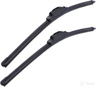 🚗 mikkuppa front wiper blades, 26" + 20" replacement for 2007-2014 ford edge - set of 2 wiper blades logo