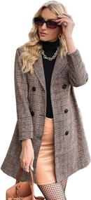 img 4 attached to 🧥 SheIn Collared Sleeve Outerwear for Women - Suits, Blazers, and Women's Clothing