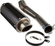 🔥 upgrade your ride with the hotbodies racing 41102-2400 carbon fiber slip-on mgp exhaust canister: a high-performance solution логотип