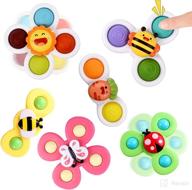 🪂 suction cup spinning toys for 2 year old boys and girls логотип