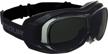 get ultimate eye protection with bikershades fit over goggles for motorcycle riding, skiing and sky diving logo