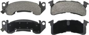 img 4 attached to Enhance Braking Performance with the Wagner SevereDuty SX153 Semi-Metallic Disc Brake Pad Set