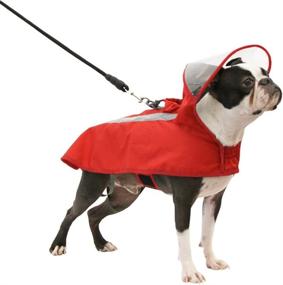 img 1 attached to Gooby - Adjustable Raincoat with See Through Visor, Ideal for Rainy Days