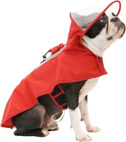 img 2 attached to Gooby - Adjustable Raincoat with See Through Visor, Ideal for Rainy Days