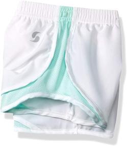 img 1 attached to 👖 Soffe Girls Shorty Washed Silver: Trendy and Comfortable Girls' Clothing at Active