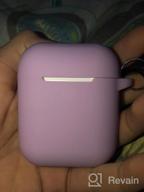 img 1 attached to Soft Silicone AirPods Case Cover With Visible LED - Compatible With AirPod 2/1 Cases, Keychain Accessory Included - Ideal For Men, Women, Girls, And Boys - Light Pink review by Braxton Jackson