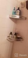 img 1 attached to Maximize Bathroom And Kitchen Storage With Hoomtaook Wall-Mounted Corner Caddy: 2-Tier Adhesive Triangle Shelves With No Drilling Required! review by Collin Donahue