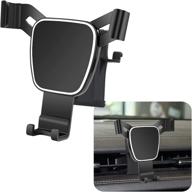 📱 lunqin car phone holder for cadillac xt5 2017-2021 and xt6 2020-2021 - auto accessories navigation bracket | interior decoration mobile cell phone mount logo