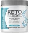 rapidly hydrate, recover and boost energy with ketologic keto electrolyte powder - 45 serves of sugar-free supplement without carbs, calories or artificial sweeteners, unflavored! logo