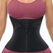 breathable waist trimmer cincher - yadifen corset waist trainer for women, ideal body shaper and workout girdle belt logo