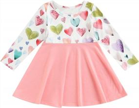 img 4 attached to Adorable Toddler Girl Dress Outfit For Holidays, Spring, Summer And Fall - Merqwadd Clothes Collection