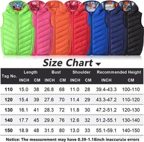 img 2 attached to Hooded Puffer Lightweight Sleeveless Outwear Apparel & Accessories Baby Boys in Clothing