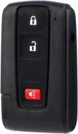 🔑 2004-2009 toyota prius key fob remote for non smart keyless entry - black logo (mozb21tg) логотип