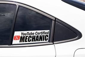 img 2 attached to Наклейка YouTube Certified Mechanic Racing