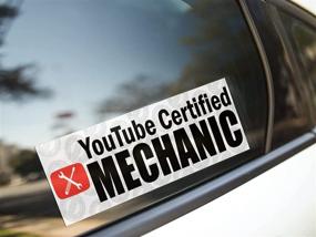 img 3 attached to Наклейка YouTube Certified Mechanic Racing