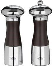 img 1 attached to 🧂 Premium Trudeau Cambridge Pepper Mill and Salt Shaker Set - Stylish and Functional Seasoning Duo for Your Kitchen