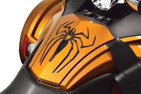 img 1 attached to 🕷️ Enhance Your Motorcycle's Style and Protection with Show Chrome Accessories 4-243B Spider Tank Pad,1 Pack