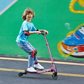 img 3 attached to Swing And Drift In Style: Foldable 3-Wheel Speeder For Kids With Adjustable Handlebar And Self-Propelling Features