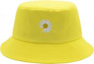 packable cotton bucket hat for sun, travel, and beach - outdoor cap for men and women логотип