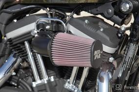 img 1 attached to 🏍️ Enhance Your Harley Davidson's Performance with the K&amp;N Air Intake System: Sportster XL883 XL1200 Air Cleaner Kit 63-1126, Black