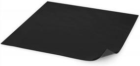 img 4 attached to MATNIKS Silicone Rubber Sheet 12X12-Inch By 1/8 Black Duro A65 High-Temperature Heavy Duty Gaskets DIY Material For Supporting Pads Leveling Seal Bumpers Protection Covers Anti-Slip Anti-Vibration