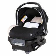 modern khaki baby trend ally infant car seat travel system with cozy cover and harness, suitable for infants up to 35 pounds logo