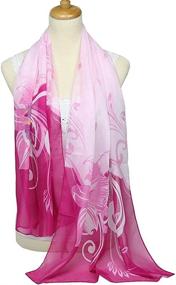 img 2 attached to CS BEAUTY Premium Georgette 16050CM Women's Accessories - Scarves & Wraps