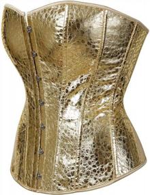 img 3 attached to Flaunt Your Curves With Vintage Style Underbust Corsets For Women - Perfect For Plus Sizes!