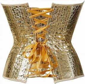 img 2 attached to Flaunt Your Curves With Vintage Style Underbust Corsets For Women - Perfect For Plus Sizes!